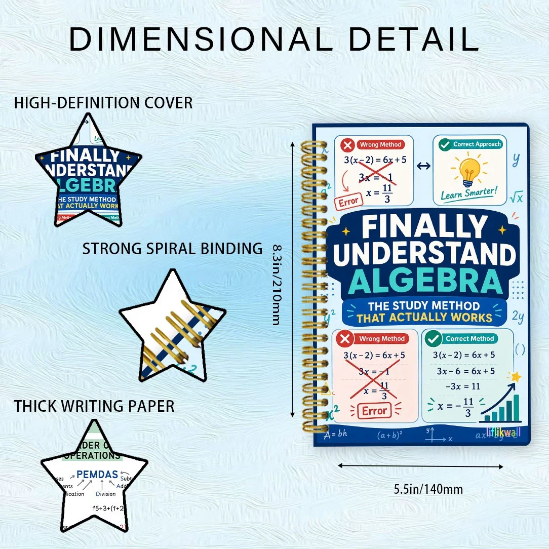 Student English Math Formula Derivation Handbook Quick Reference Guide to Memorize Key Mathematical Formulas