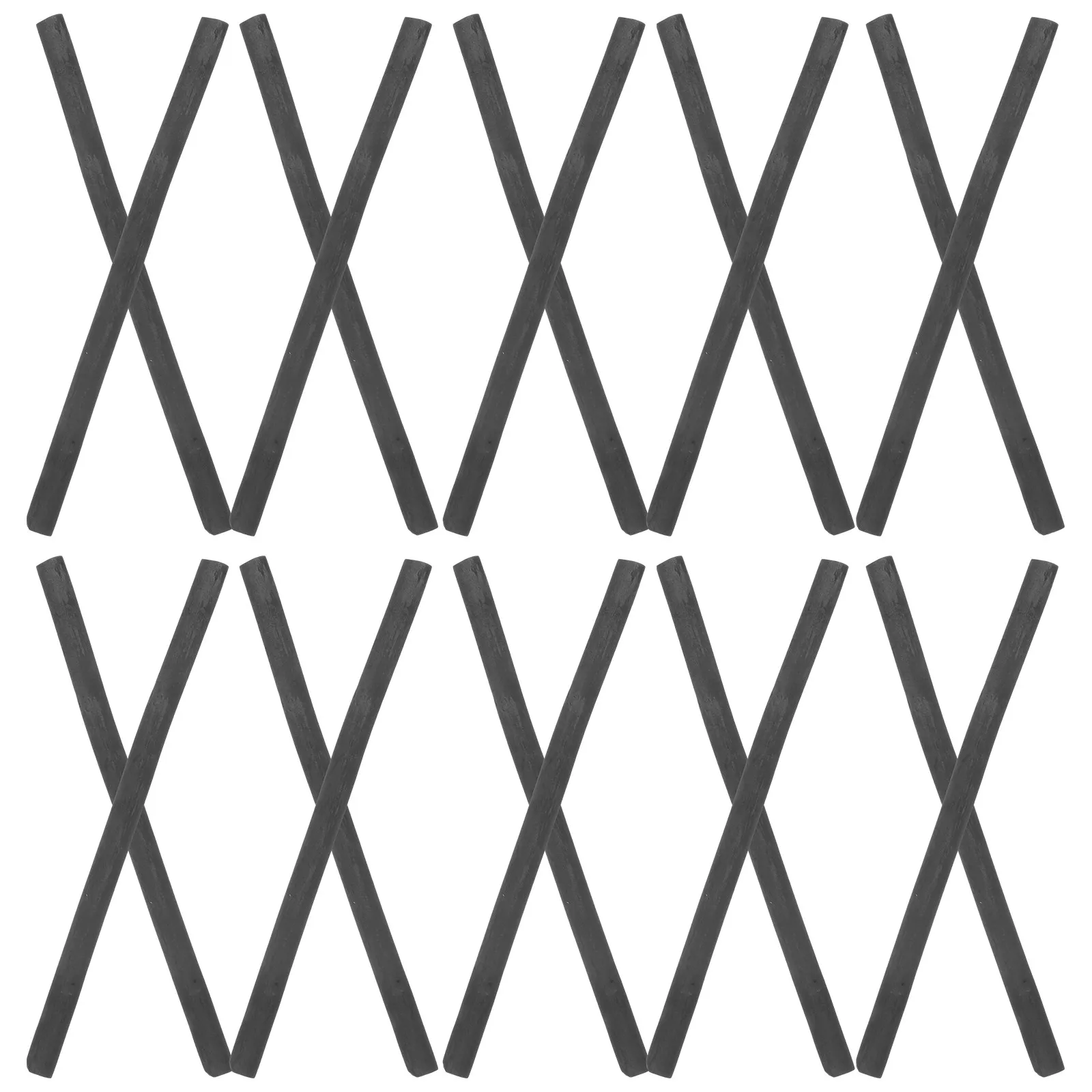 

20 шт. деревянных угольных карандашей для рисования и создания теней, долговечные художественные карандаши, идеально подходят для начинающих и профессионалов