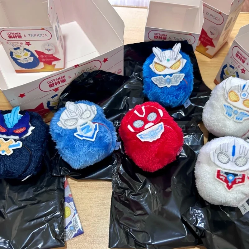 Bandai Original Ultraman Surrounding Palm Zoo Swaddling Clothes Vinyl Plush Toys Dolls Collectibles Ornaments Gifts