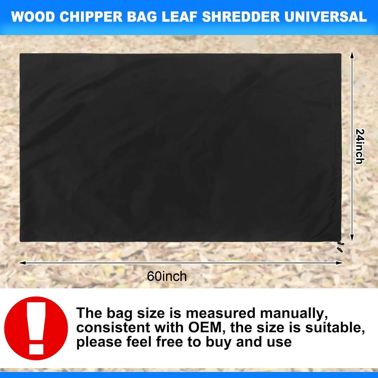 Leaf Shredder Collection Bag Replacement Universal Collection Bag Lawn Yard Leaf Leaf Shredder Leaf Branch Wood Chipper Bag