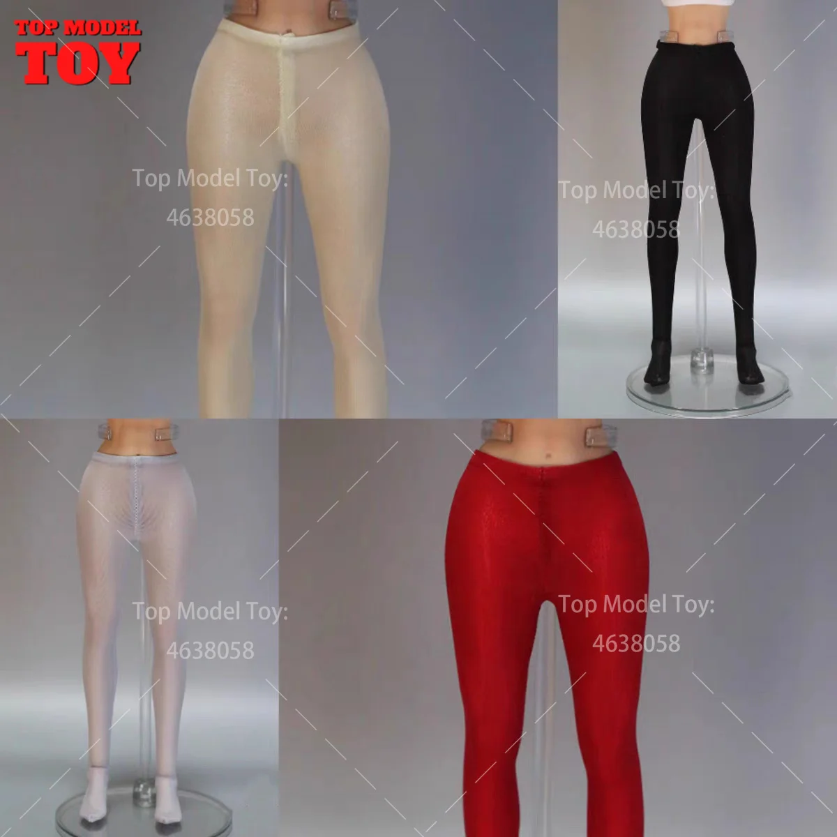 

HP003 1/6 Scale Thin Ice Silk One-piece Bottom Socks Panty Hose Clothes Model for 12'' Female Soldiers Action Figure Body Dolls