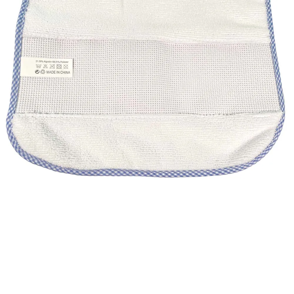12PCS/Set YB16001 Free Shipping Cross Stitch Bibs Baby Infant Saliva Towels Burp Cloths DIY image 6