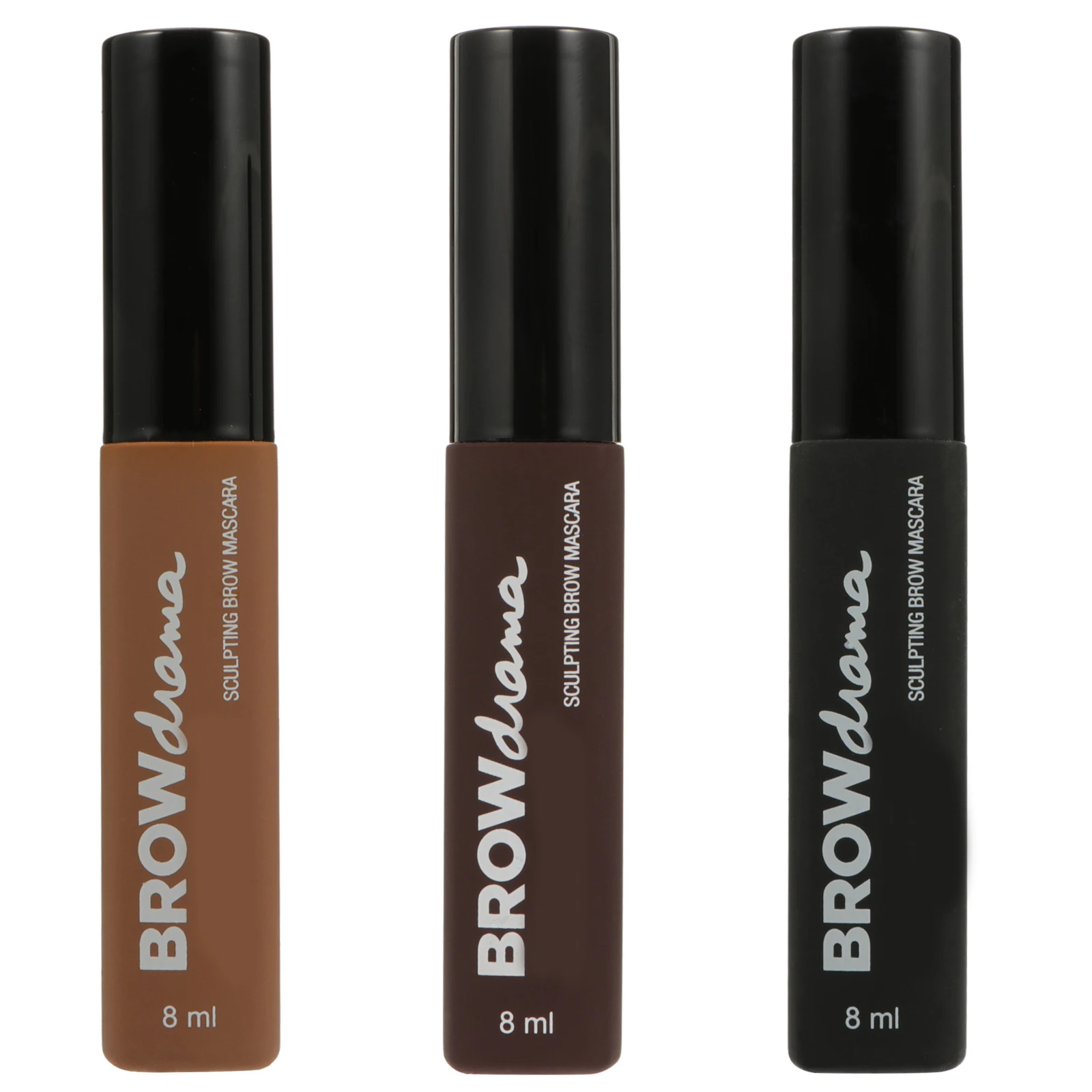 

3pcs Eyebrow Cream Setting Gel Repair Liquid Three color Sweat Proof Long Lasting Waterproof Natural Gels Brow Tools 3D Black