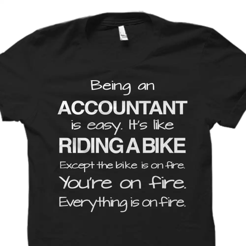 Funny Accountant T Shirt S For Tax Season Survivor Taxes Os448