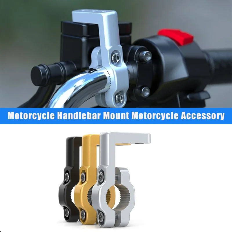 

Aluminum Motorcycle Handlebar Mount Motorcycle Accessory Holder Motorcycle Accessories for Additional Accessories