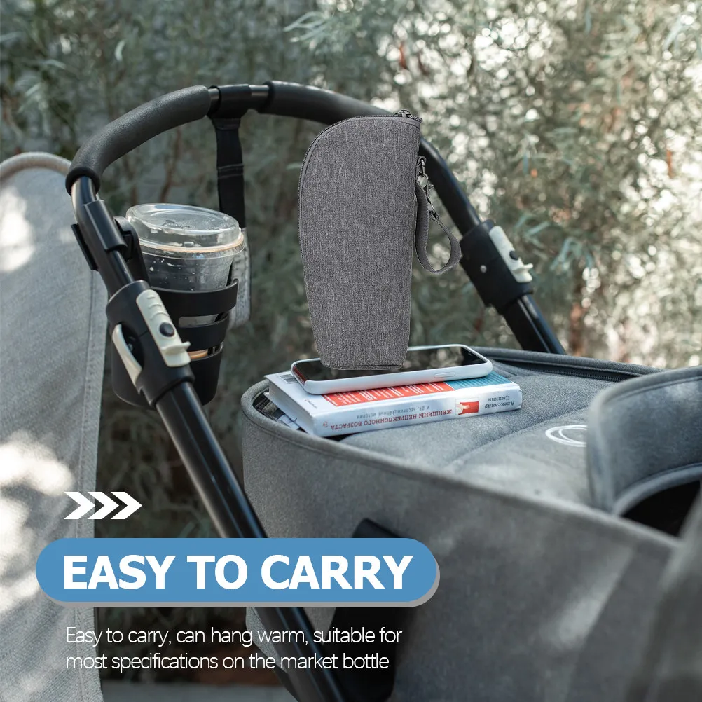 

Термосумка для детских бутылочек из оксфордской ткани: сохраняет свежесть на несколько часов, удобно брать в прогулочную коляску