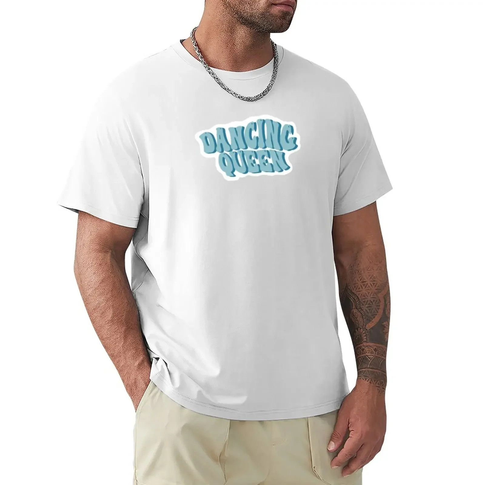 [mamma mia!] dancing queen T-Shirt quick-drying tops heavyweights big and tall t shirts for men