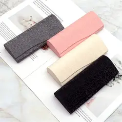Fashion Waterproof PU Leather Glasses Box Women Men Portable Reading Glasses Sunglasses Case Eyewear Protector