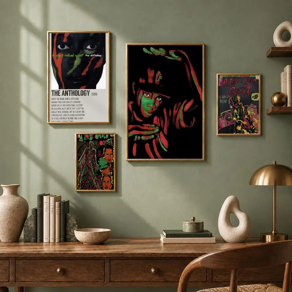 Classic Band A-A Tribe Called QuestS Poster HD Self-Adhesive No Residue After Removal Ideal for All Kinds of Wall Decor