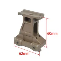 Tactical Fast Optics 2.91 inch Riser Scope Mount Red Dot Sight Base For T01 T02 Romeo5 Fit 20mm Picatinny Rail Hunting Weapon