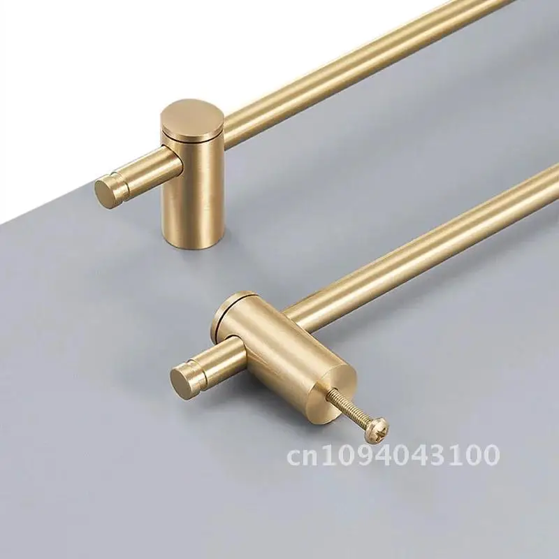 TB2004 265mm-1000mm Long Gold/Black Brass Cabinet Handles Bar Drawer Glass Door Hardware Furniture Pulls Adjustable