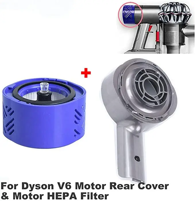 มอเตอร์ด้านหลังพร้อม Pre & Post Filter Set สําหรับ Dyson V6 DC58 DC59 DC61 DC62 DC72 เครื่องดูดฝุ่นทําความสะอาดเครื่องมืออุปกรณ์เสริม