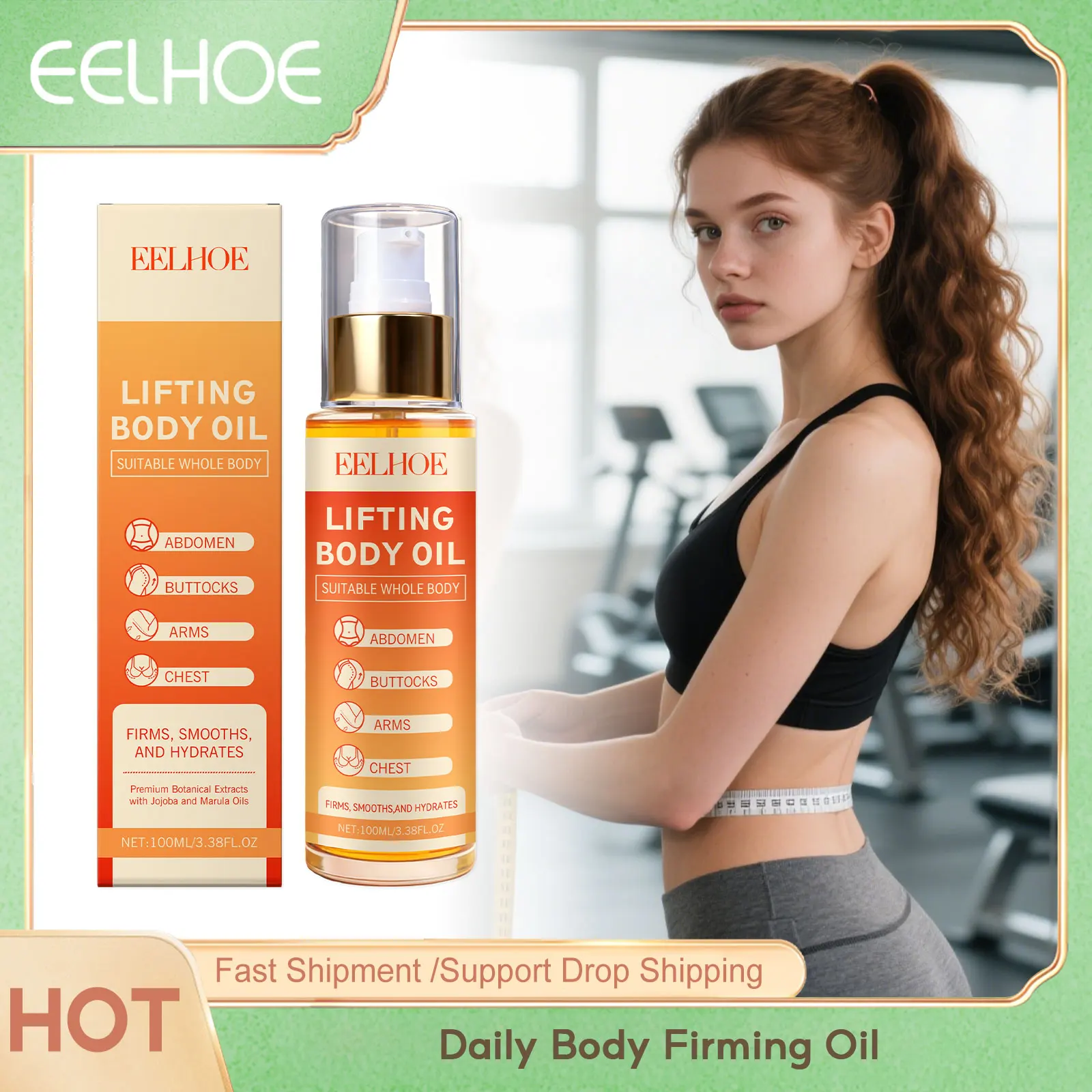 

Eelhoe Body Firming Oil With Brightening Serum Winter Skincare Deep Hydration Lock Without Greasiness Glamour Body Tighten Oils