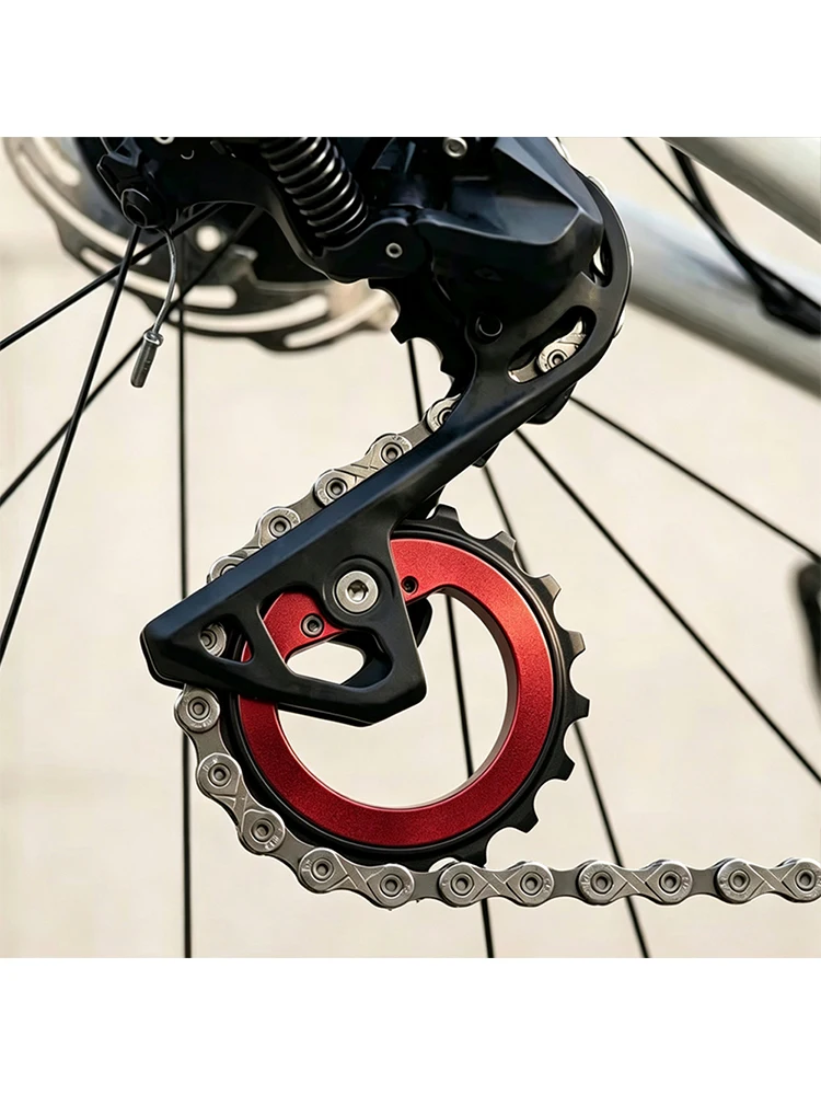 AliExpress NONE 18T Ultralight Hollow Ceramic Bearing Jockey Wheel Rear Derailleur Pulley for 9/10/11/12 Speeds QED R8000 R7000 Road Bike DIY