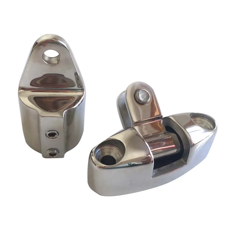 Stainless Steel Deck Seat Deck Hinge with Clamp Regular Holder Sliding Cap Marine Hardware Ship Yacht Accessories