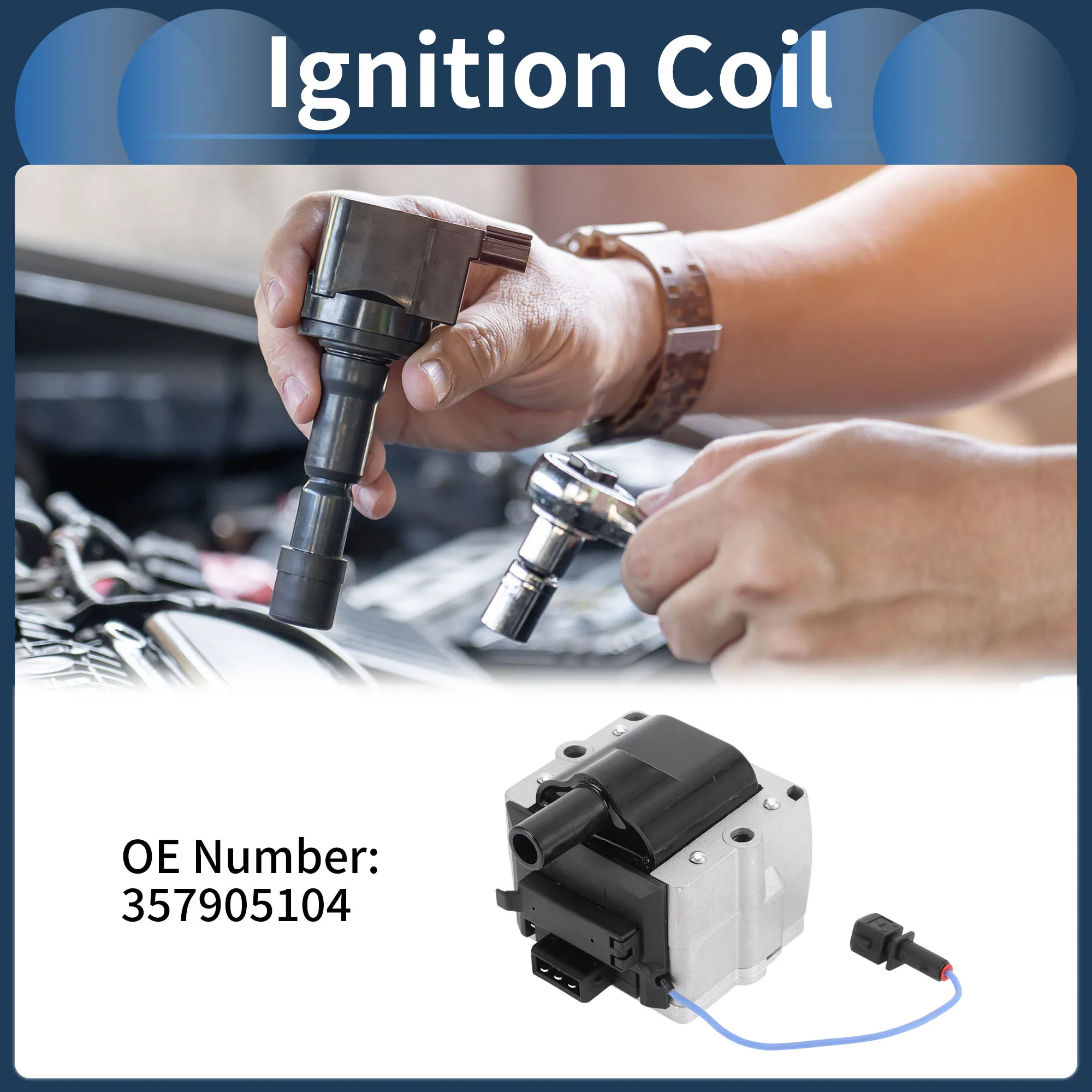 

Комплект катушек зажигания UXCELL No 357905104 для Volkswagen Golf 1999 г.