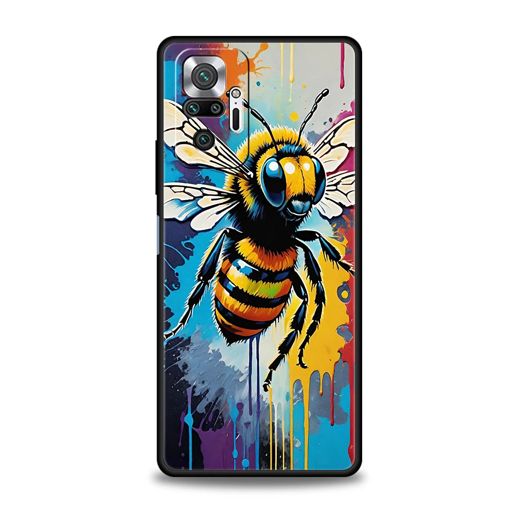 Bugs Bees Scientific Decomposition Phone Case for Redmi 14C 10C Note 14 13 12 10 11 Pro Plus 7 8T K40 K50 Pro 5G Soft TPU Shell