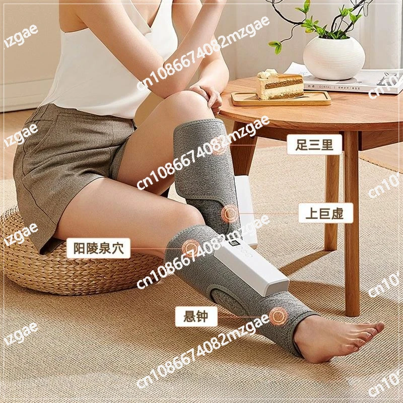 

Leg Electric Heating Muscle Massager, Automatic Pneumatic Kneading, Men's and Women's Calf Therapy Massager