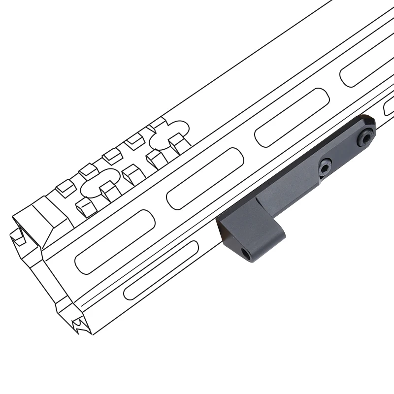 ARIS Inline Scout Pro Mount Airsoft Tactical Scout Light Side Rail Base dla Surefire M300 M600A M340 M640 WeaponLight Mlok Keymod