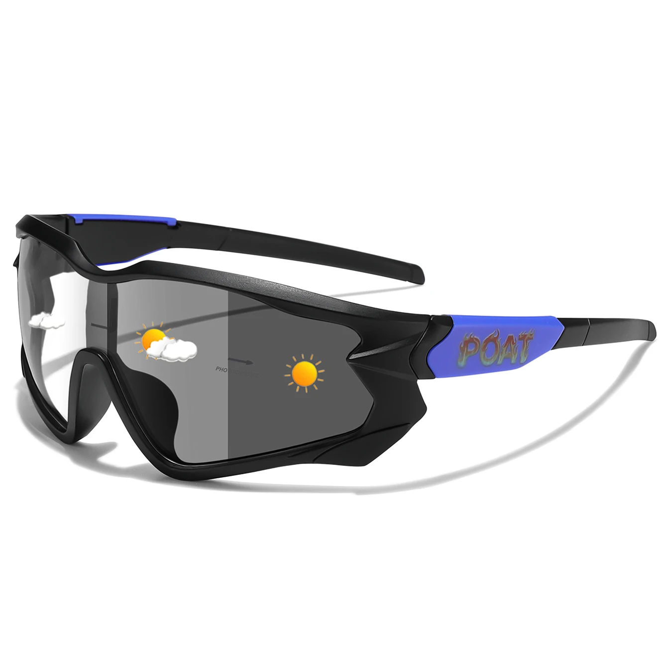 Modemerk Mannen Vrouwen Fiets Meekleurende Brillen MTB Fiets Vissen Hardlopen Fietsen Sport Zonnebril Comfortabele Bril