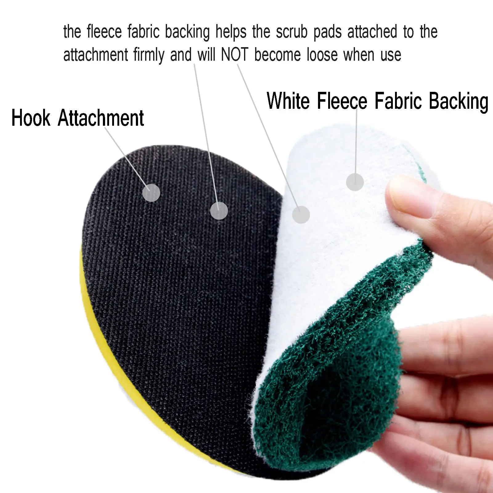 Juego de estropajo de 3 pulgadas con rosca de varilla M10 de 80 mm, 20 discos abrasivos de 3 pulgadas (grano 80/400/800/1500/2000) para metal, madera y plástico