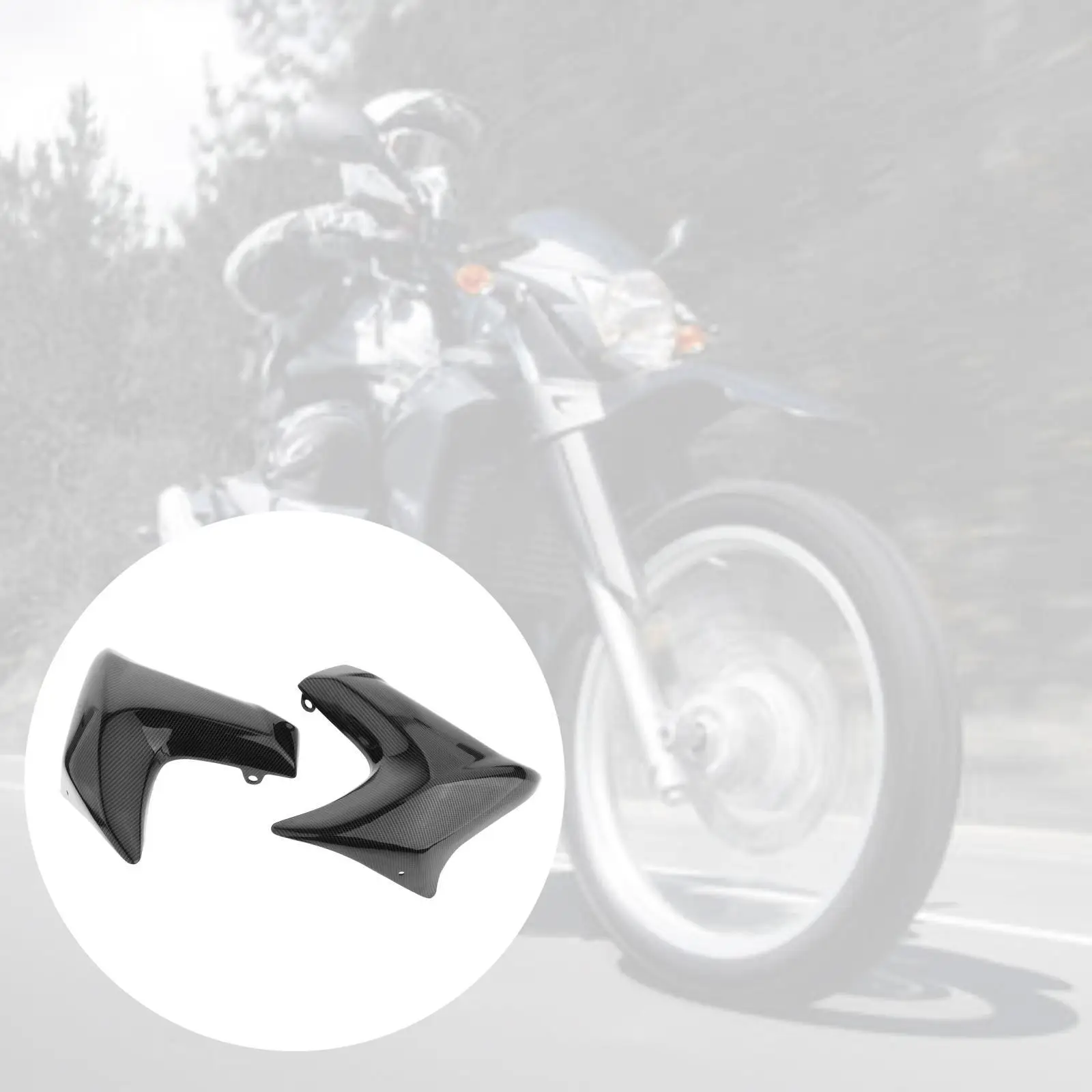 

Left Right Radiator Cover Fairing Replacement for ER6N ER-6N 12-16
