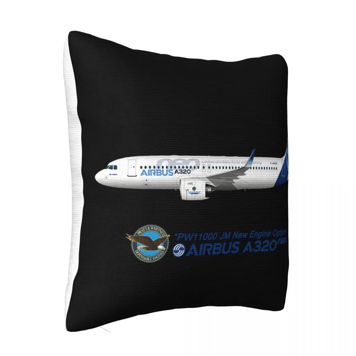 Men Illustration Of Airbus A320 Neo F Wneo By Stevehclark T Women Streetwear Colour Brand New Unique Pillow Case