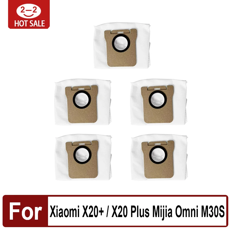 For Xiaomi X20+ / X20 Plus Mijia Omni M30 S / D103CN / X20+ / X20 Plus Robot Vacuum Cleaner Replacement Dust Garbage Bag