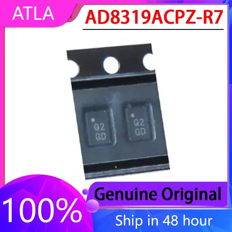 

1PCS AD8319ACPZ AD8319ACPZ-R7 Screen Printed Q2 Patch DFN8 Original RF Detector Radar Chip