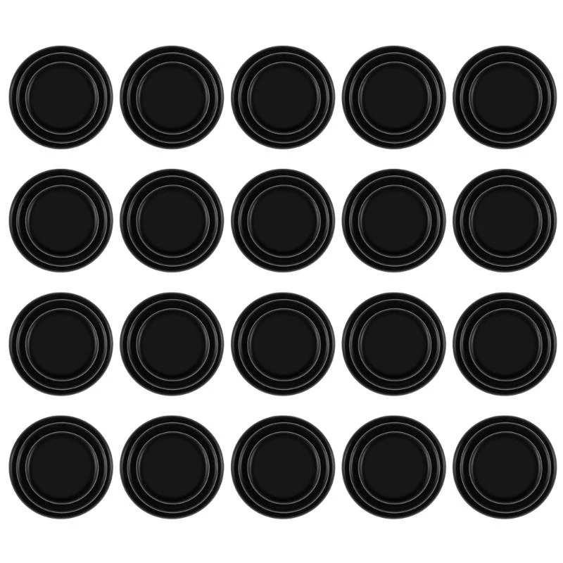 

R9CC Car Door Anti-collision Silicone Protective Pad Anti-knock Lock Stickers Soundproof Damper Gasket Auto Accessories 20Pcs