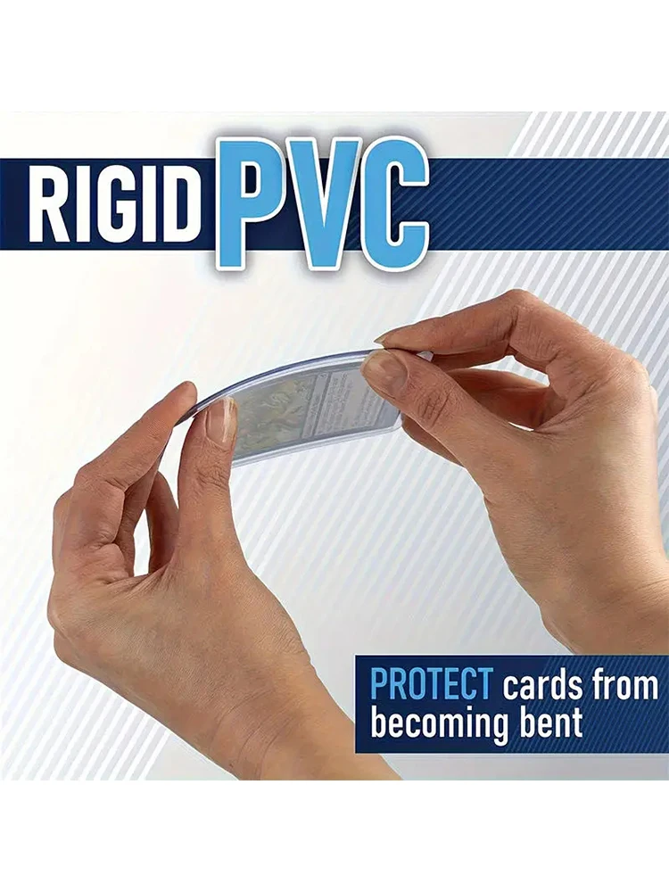 20-100 Stuks Kaarthoezen Houder Pvc Game Trading Card Toploaders Hard Plastic Speelgoed Top Loaders Voor Protectors Opslag Gift - afbeelding 2