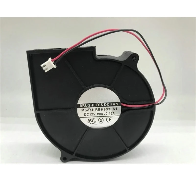 1PC RBH9330S1 DC12V 0.45A 93x93x30mm Server Cooling Fan 2Pin