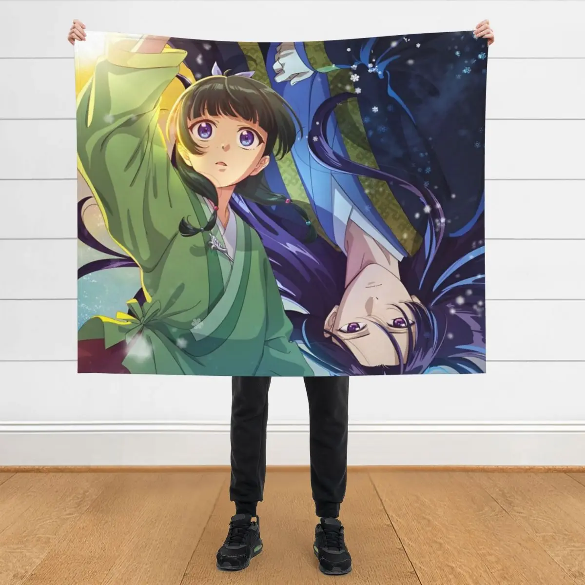 

Kusuriya no Hitorigoto - Winter Time Throw Blanket Single warm for winter Decorative Beds sofa bed Blankets