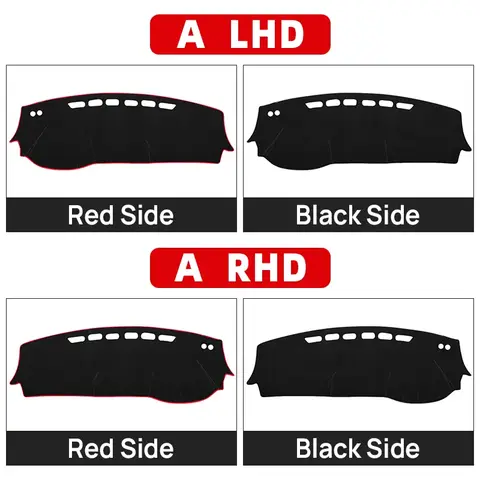 Car Dashboard Cover Sun Shade Mat Avoid Light Pad Anti-UV Case For Nissan Kicks P15 2016 2017 2018 2019 2020 2021 2022 2023 2024 8 best sales nissan kicks 2022 - №7