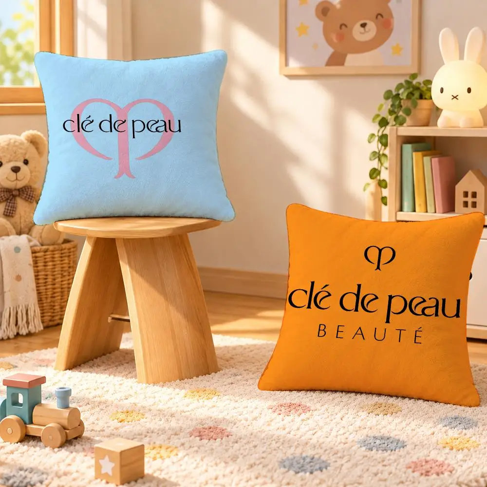 Beauty Clé De Peau Beauté Luxury Makeup Cushion Cover Personalized Decorative Living Room Home Sofa Bedroom Office Car Decor