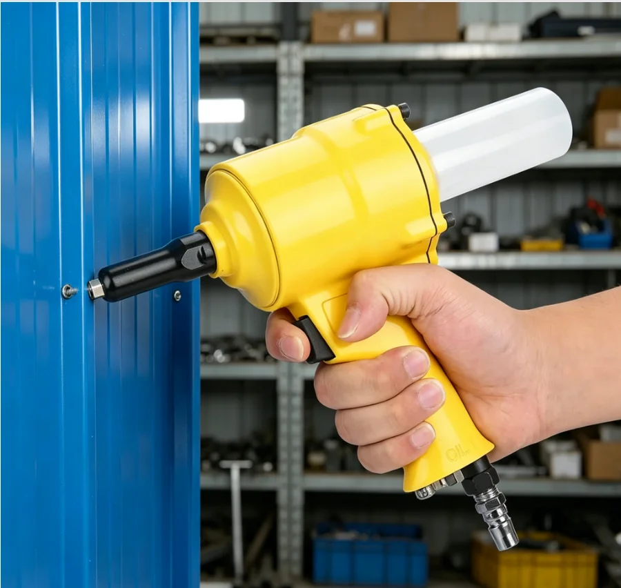 Rivet Gun Riveting Gun Riveting Tool KP-705P Pneumatic Riveter Pistol Grip Rivet Gun Air Powered Riveting Tool 2.4/3.2/4.0/4.8mm