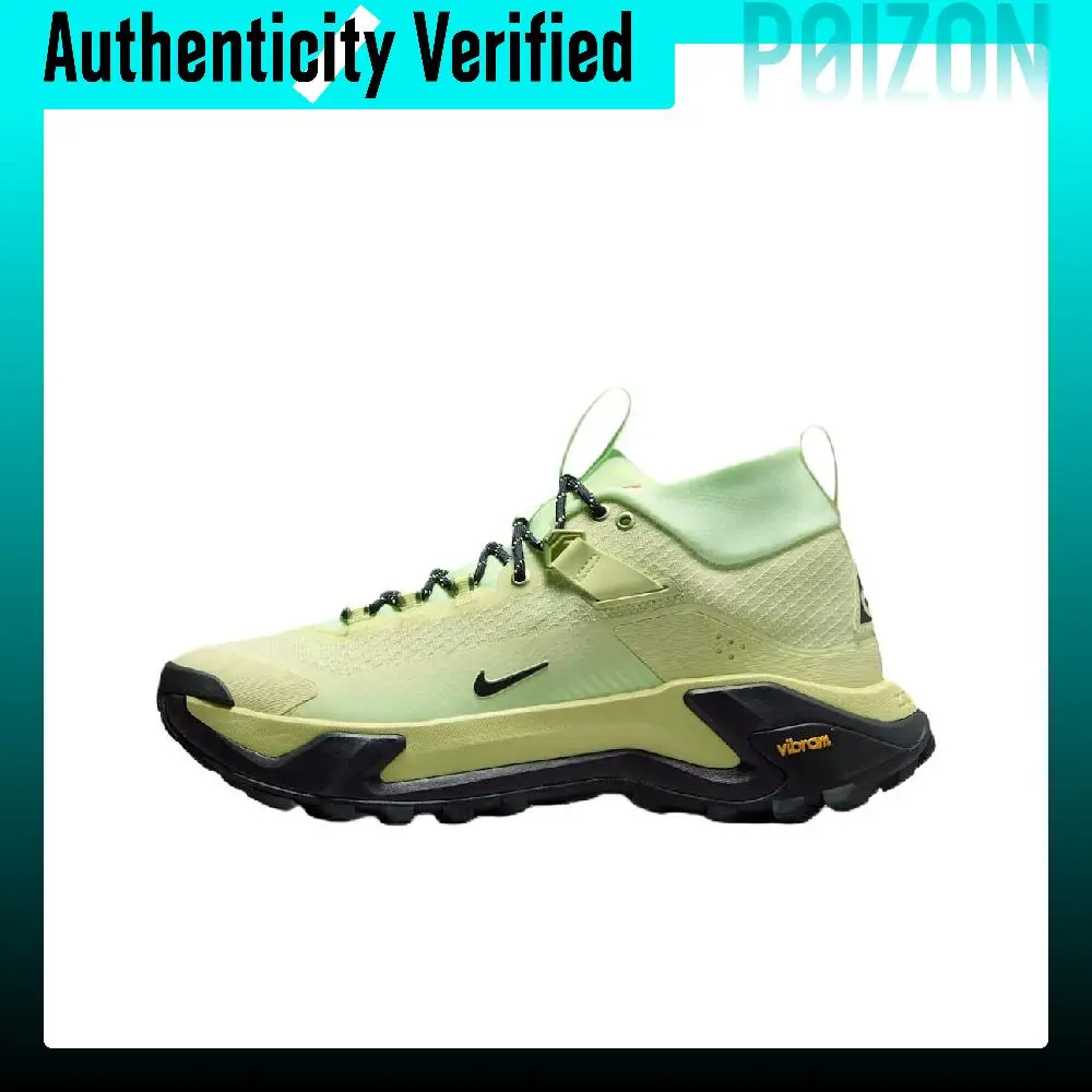 Nike ACG Zegama Mountaineering & Hiking Shoes Women's Vibrant Green/Light Yellow/Smoke Gray/Dark Smoke Gray IO7855-701