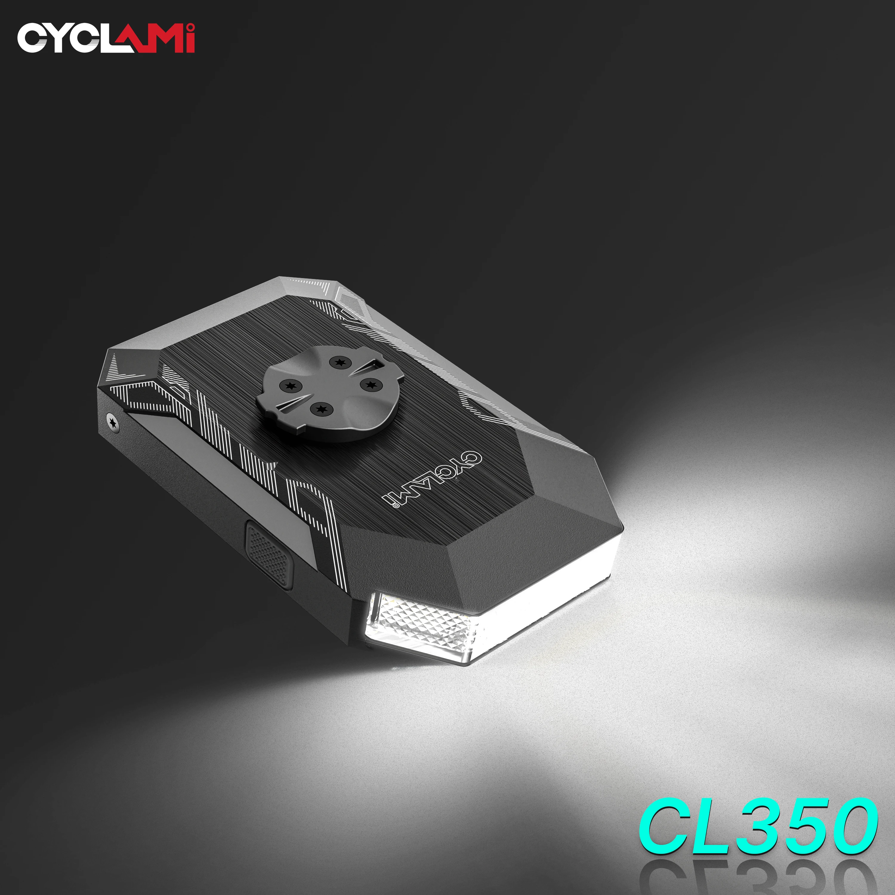 CYCLAMI Ultralight Bike Front Lamp 350 Lumens Flashlight Bicycle Headlight Daytime Cycling Safety Warning Head Light CL350