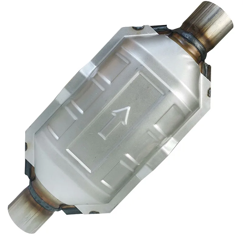 Euro 4/5/6 Universal High-flow Ceramic Catalytic Converter Inlet/Outlet 2.5 In.