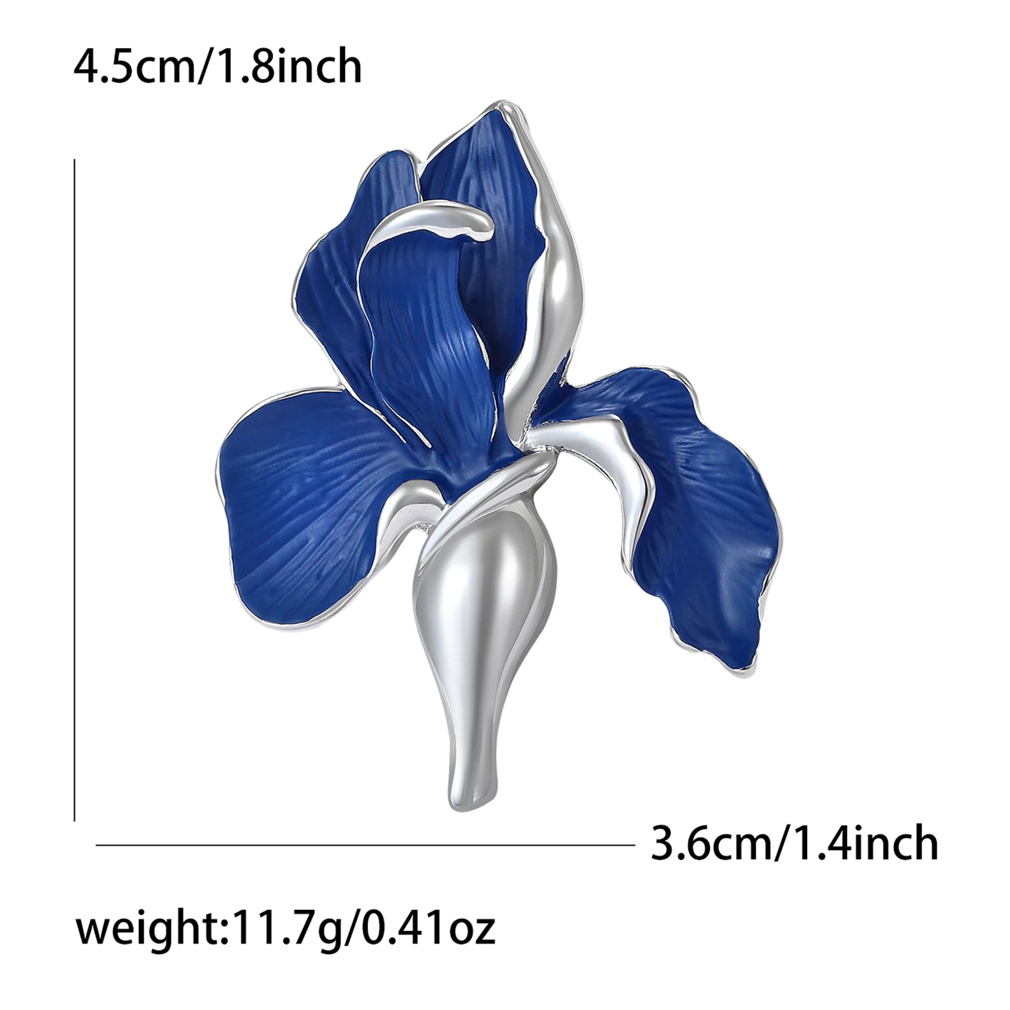 Beaut & Berry Klassieke Emaille Phalaenopsis Orchidee Broches voor Vrouwen Plant Bloem Pins Casual Party Vrienden Accessoires Nieuwe Geschenken