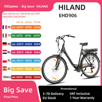 HILAND Adult electric road bike, detachable lithium battery, commuting electric bike，36V，7.8AH, 250W Motor,LCD Display, 20 MPH