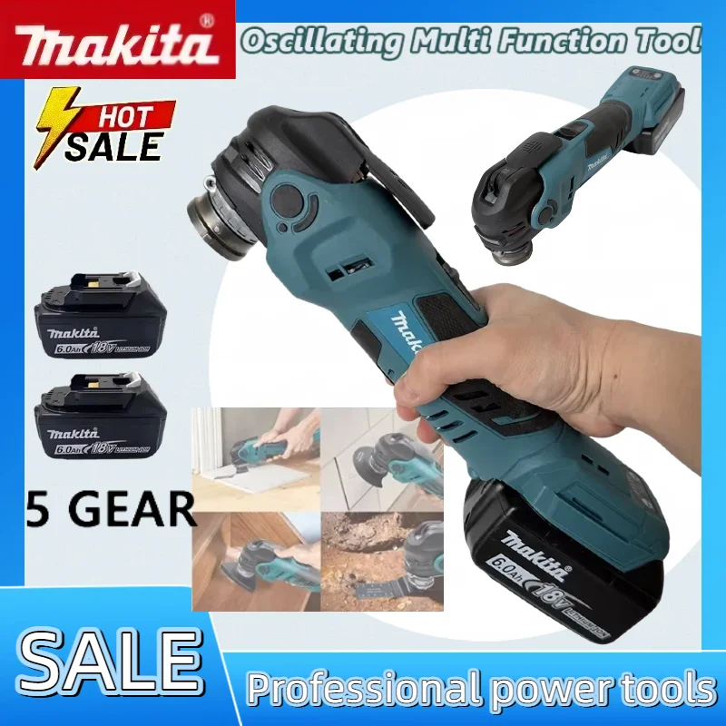 

Аккумуляторный перфоратор Makita, электрический инструмент для работы с деревом, пневматический гвоздезабиватель, совместимый с батареями Makita 18V.