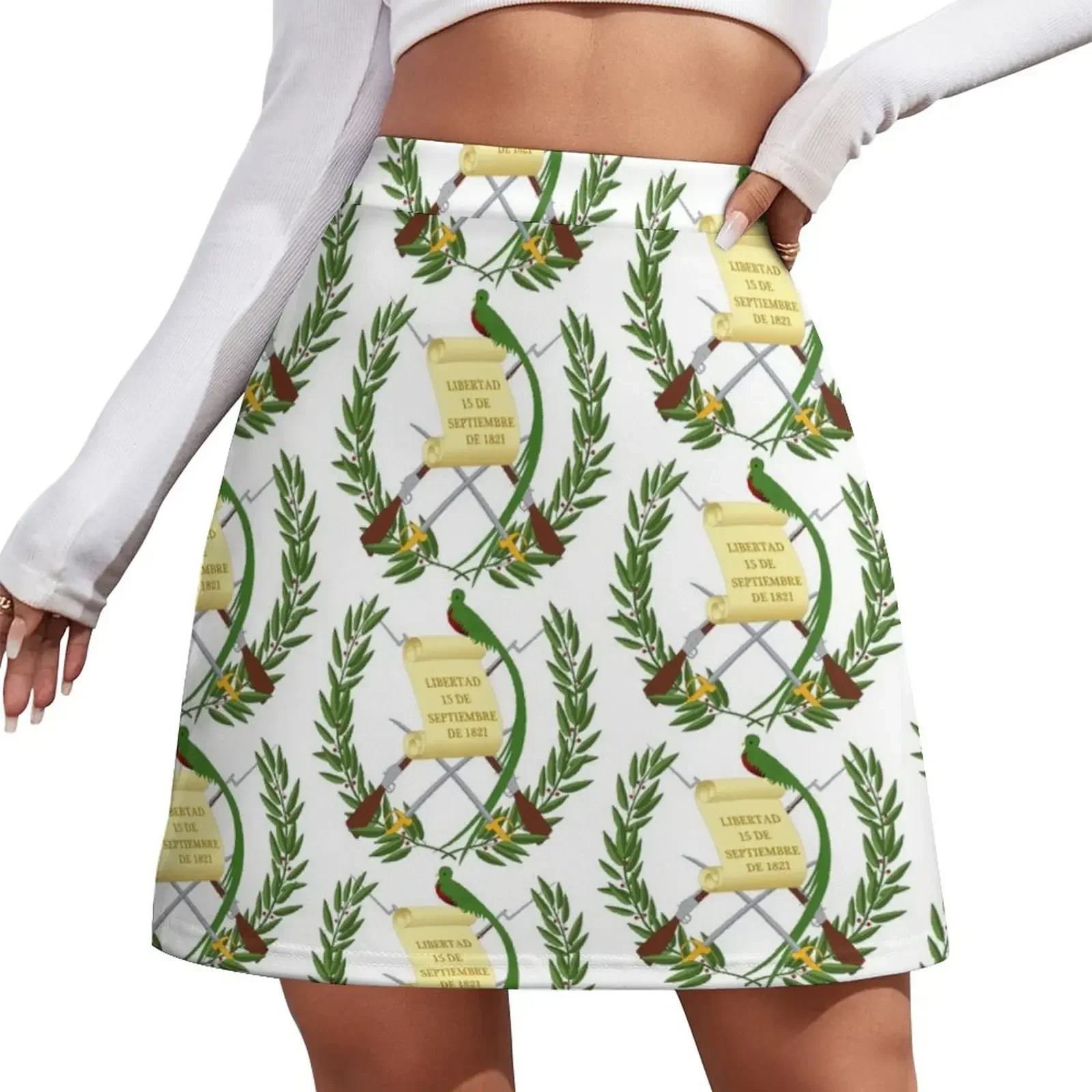 

Guatemala Coat of Arms Mini Skirt elegant skirts for women cute skirt micro mini skirt extreme Mini