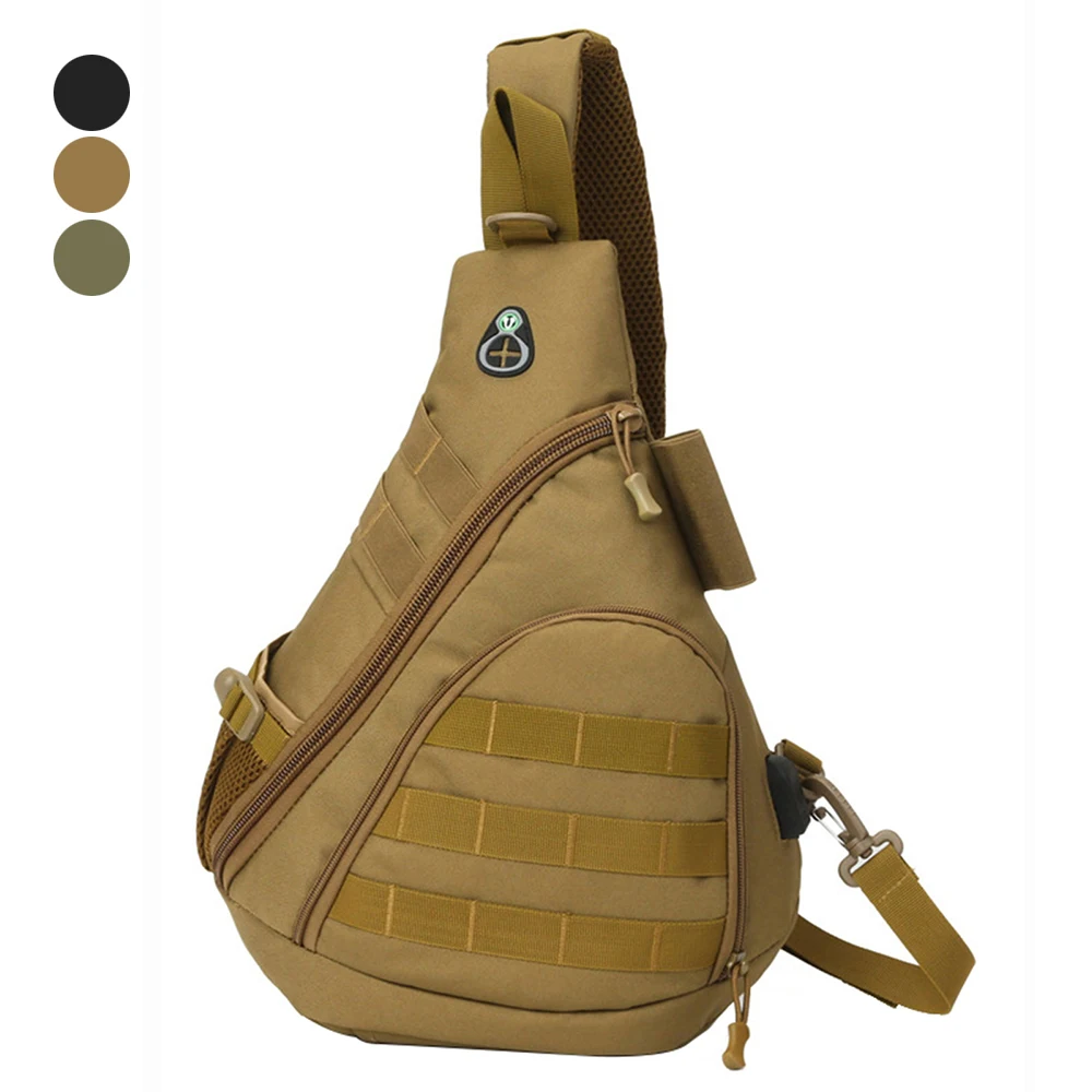 Mochila táctica bandolera pecho impermeable – Outdoor senderismo caza - imagen 4