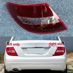 For Benz C-Class W204 2011 2012 2013 2014 Rear Tail Lamp Cover Signal Parking Lights Shell Mask Replace Original Lampshade