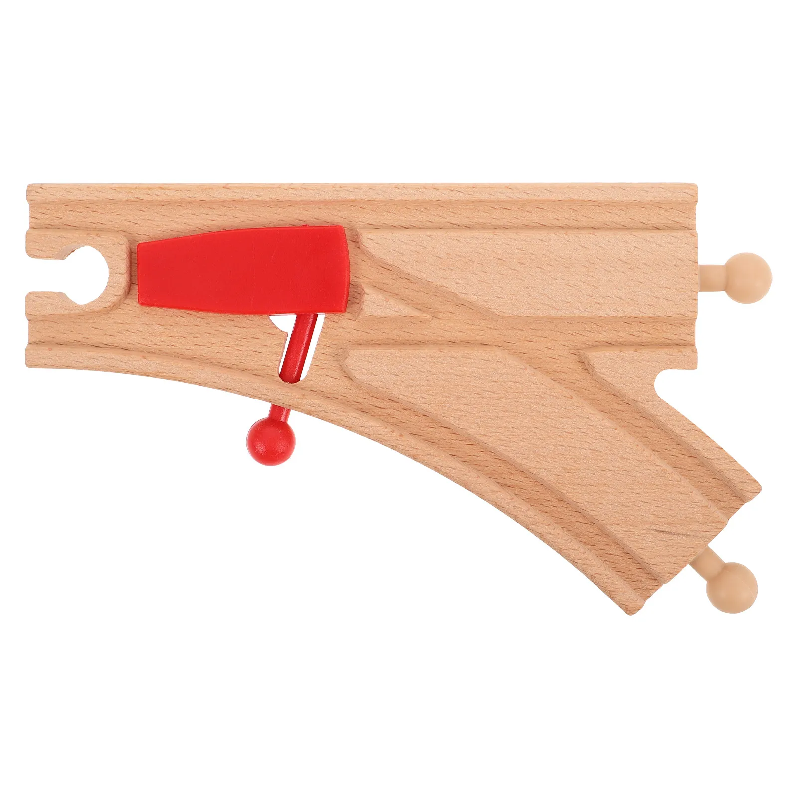 Wooden Train Track Expansion Set Connector Accessories Bridge Pieces for Creative Educational Play Compatible with Thomas Train