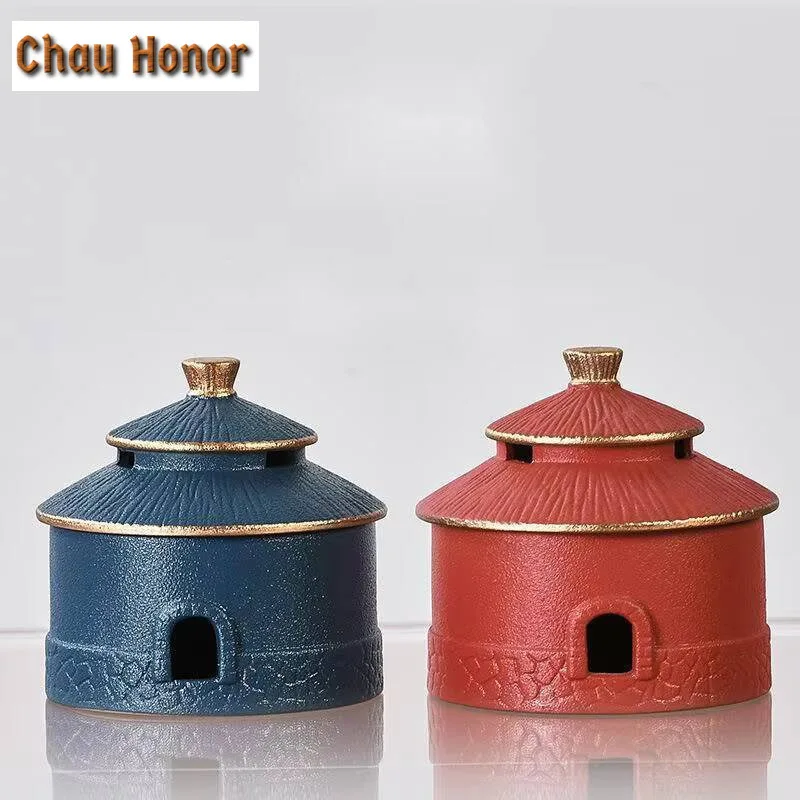Creative Palace Art Incense Holder Zen Outline in Gold Stand for Incense Household Scented Aromatic Candles Tableware Collection