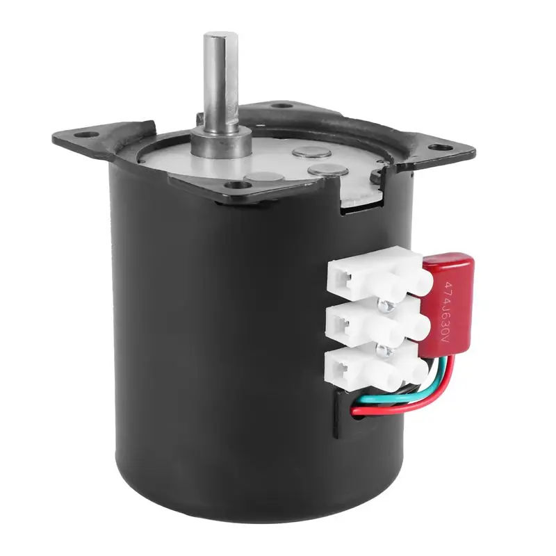 

AA73 220V AC 40W Low Speed Geared Motor 70KTYZ Permanent Magnet Synchronous Motor Adjustable Direction High Torque Low Noise Mot
