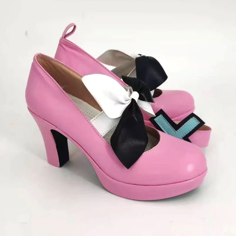 Project Sekai Colorful Stage Otori Emu Cosplay Shoes Halloween Roleplay Pink Shoes Women Girls Anime Comic Exhibition Accessory