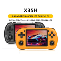 POWKIDDY X35H Retro Video Handheld Game Console 3.5 Inch 4:3 IPS Screen 640x480 Linux System Children's Gifts 3000mAh Battery